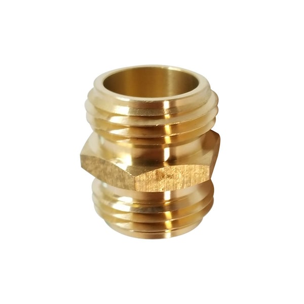 Thrifco Plumbing 3/4 Inch Male GHT X 3/4 Inch Male GHT Nipple 4400308 - main